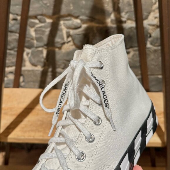 Converse X Off-White Chuck 70 Ivory High-top Sneakers - Picture 9 of 15